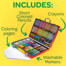CRAYOLA Inspiration Art Case -140 piece set-Assortment of washable pens and markers, In Convenient carrying case