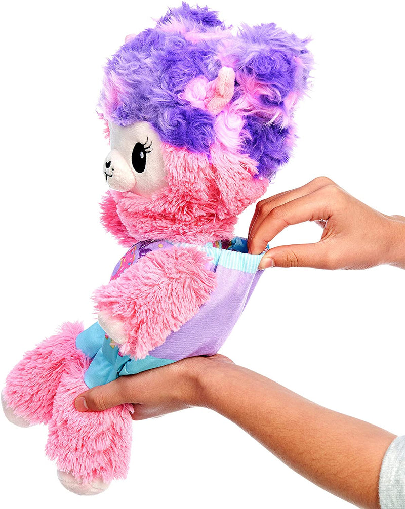 Pikmi Pops Giant Pajama Llama - Poppy Sprinkles - Scented Stuffed Animal Plush Toy in Popcorn Box
