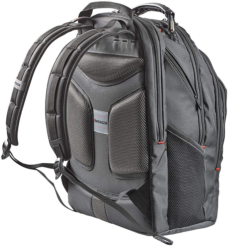 WENGER SWISS GEAR IBEX 17"  125th Anniversary Backpack Made from Ballistic Polyester In Black {26 Litres}