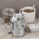 Homiu Milk Jug Pitcher Thermometer Stainless Steel Perfect Making Coffee Frothed