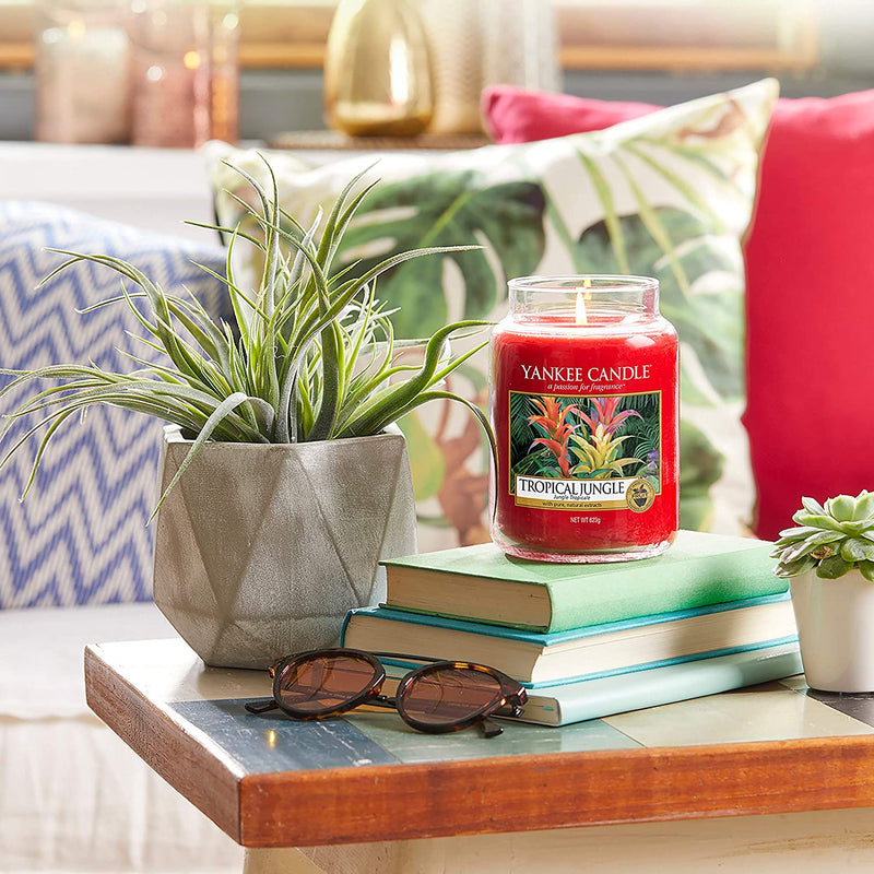 Yankee Candle Scented Candle | Tropical Jungle Large Jar Candle | Burn Time: Up to 150 Hours