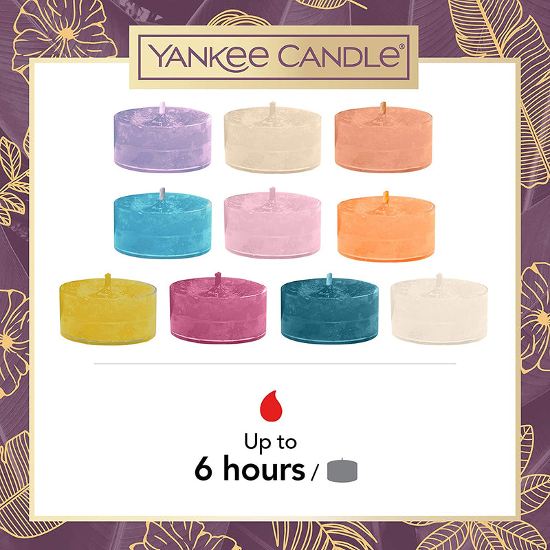 Yankee Candle Candle, 10 Tea Lights + 1 Holder, Various