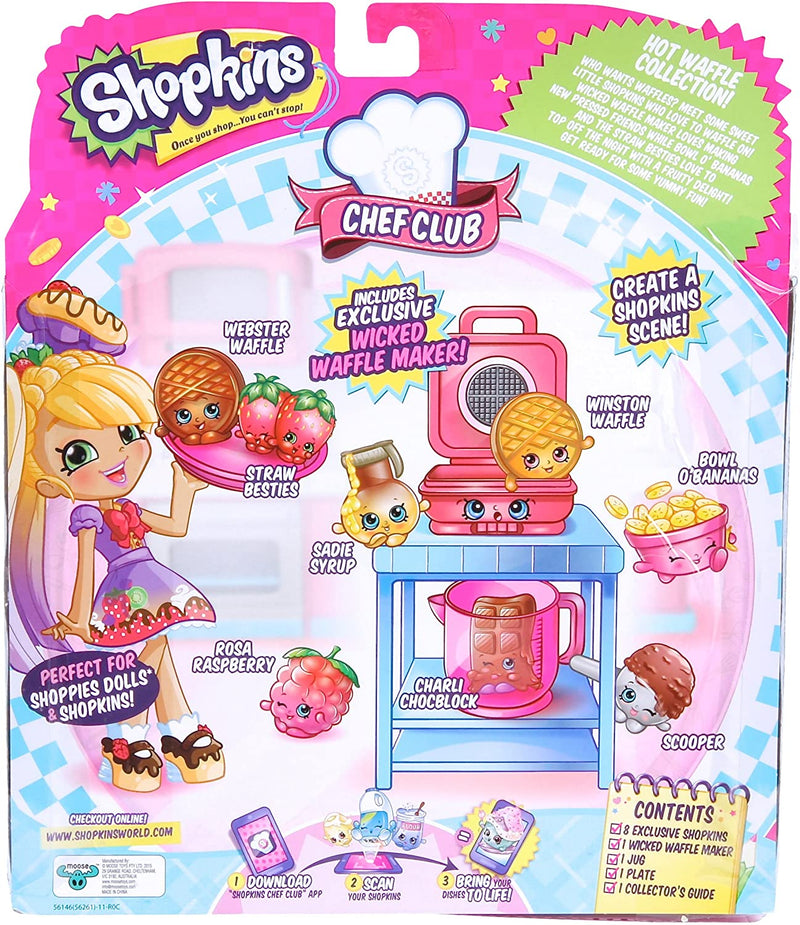 Shopkins Chef Club Deluxe Pack - Hot Waffle Collection