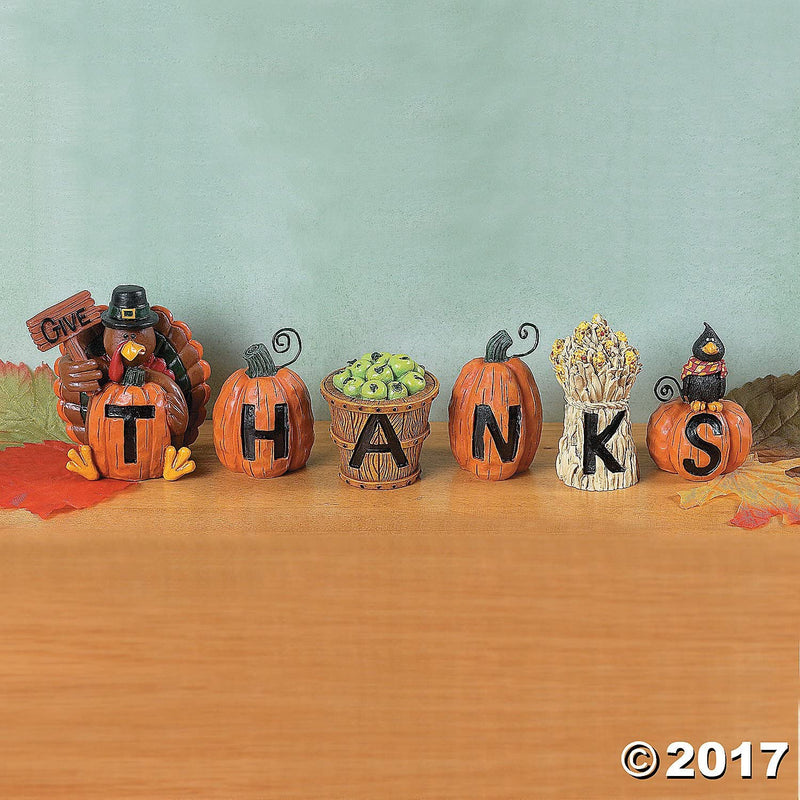 Oriental Trading Company Give Thanks Blocks - Decorative Accessories
