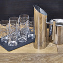 Homiu Pitcher Ice Fruit Guard 1.8L Stainless Steel Water Jug Ice Mirror Dishwash