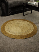 Homiu Jute Rug Mat 100% Natural Braided Jute Area Rugs Boheme Design Hardwearing