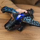 Dreamworks Dragons Toothless Deluxe Dragon with Lights and Attack Sounds, Pop-Open Wings for Kids Aged 4 and Up (Styles Vary)