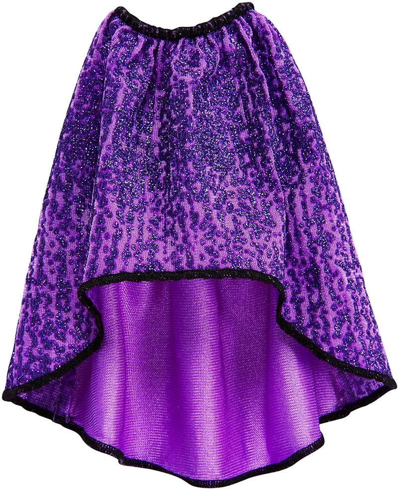 Barbie Separates Fashion Pack - Black & Purple High Low Skirt - FPH30
