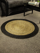 Homiu Jute Rug Mat 100% Natural Braided Jute Area Rugs Boheme Design Hardwearing