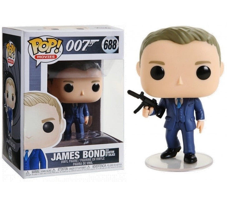 POP. Movies: James Bond-Daniel Craig(Quantum of Solace) Collectible Figure, Multicolour
