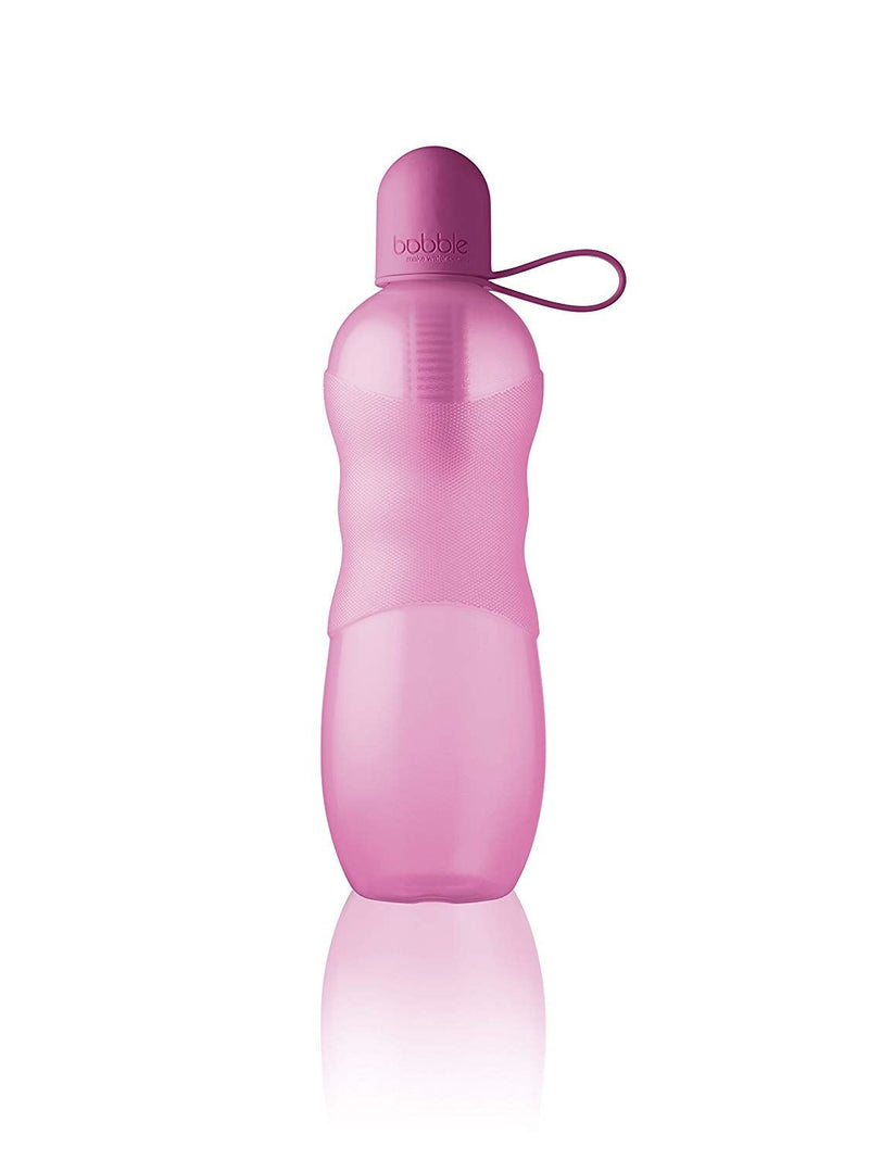Bobble Filter Sport Water Bottle Plastic, magenta, 650 ml