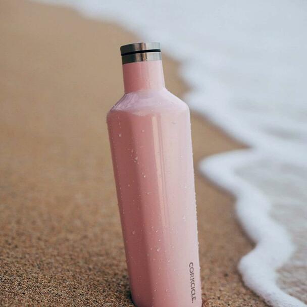 Corkcicle Canteen 25oz Gloss Rose Quartz