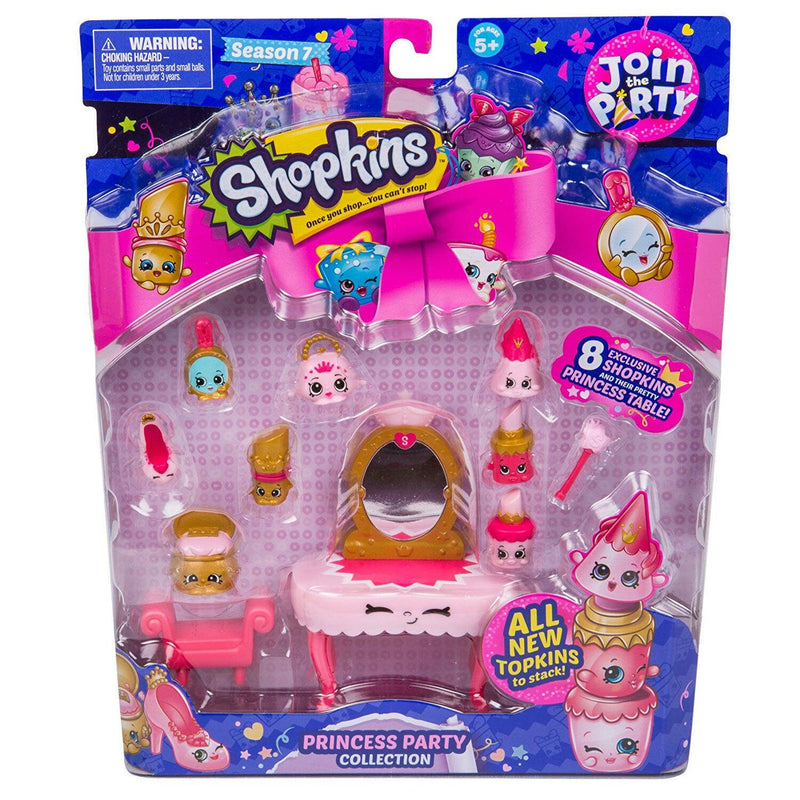 Shopkins Join the Party Season 7 PRINCESS PARTY Collection with 8 Excl. Shopkins