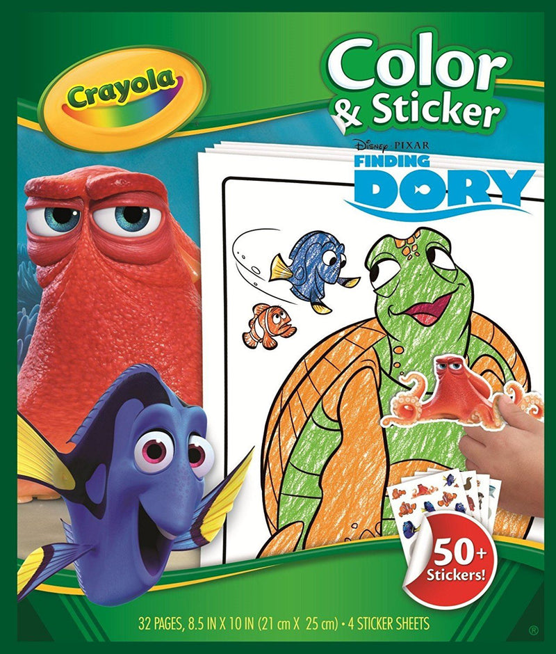 Crayola Dory Colour N Sticker Book
