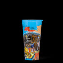 Corkcicle Tumbler 16oz Cyan Basquiat Untitled Skull