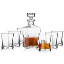 Krosno Signature Premium Whiskey Set Carafe and 6 Glasses