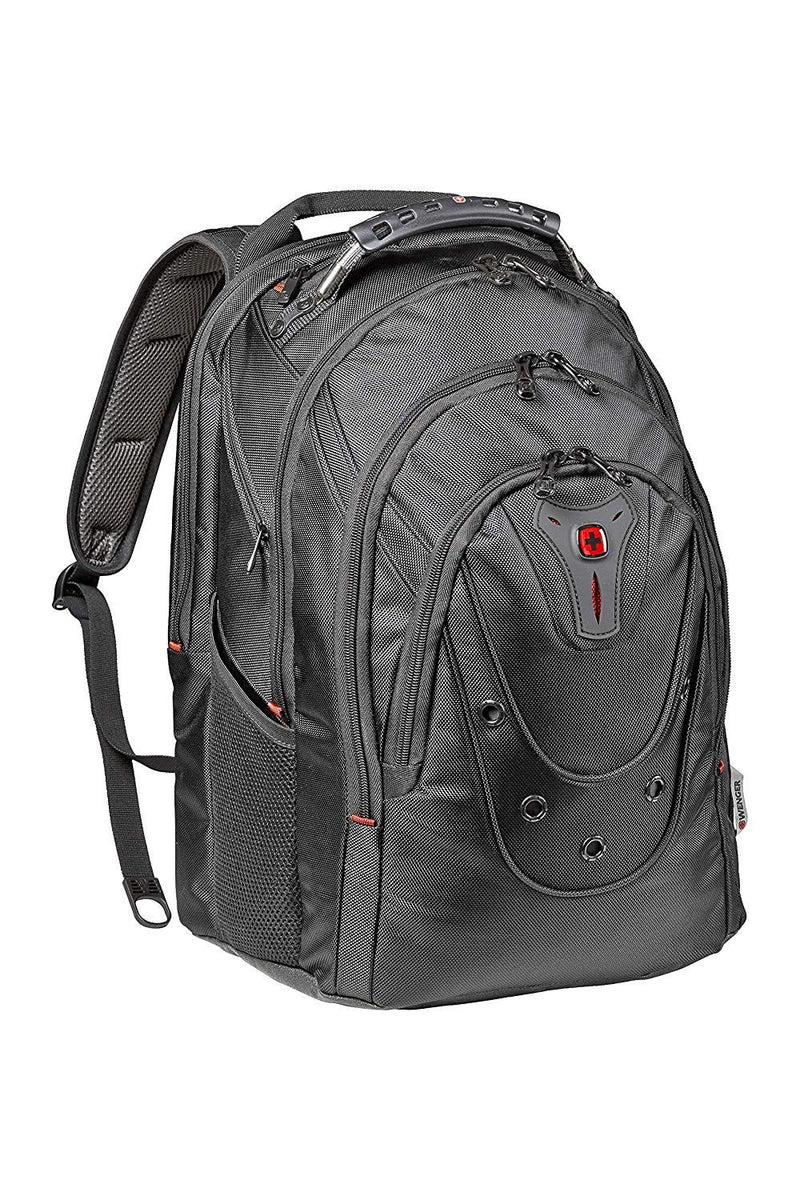 WENGER SWISS GEAR IBEX 17"  125th Anniversary Backpack Made from Ballistic Polyester In Black {26 Litres}