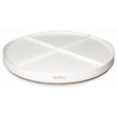 Youcopia Crazy Susan Turntable with Slide Out Shelves, White 16in