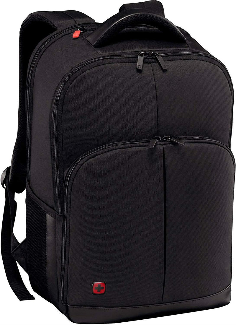 WENGER SWISS GEAR LINK 16" Laptop Backpack , Padded laptop compartment with iPad/Tablet / eReader Pocket in Black {21 Litres}