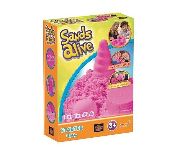 Sands Alive Modelling Sand Starter Pack Playset 450g - Pink