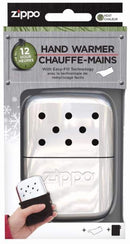 Zippo 12 Hour Refillable Hand Warmer | Portable, Refillable, Odorless | Works with Zippo Lighter Fluid | Includes easy fill technology, 2.5X more heat than disposables | Perfect for Camping, Fishing