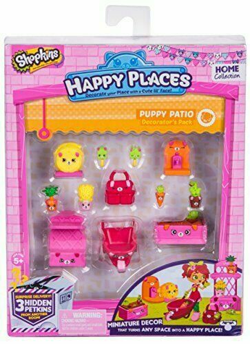 Happy Places Shopkins Season 2 Decorator Pack Puppy Patio