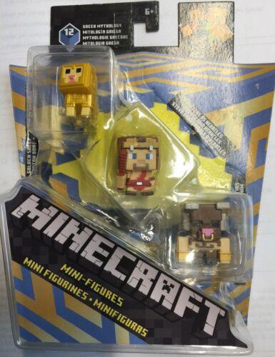 Minecraft Mini Iron Golem Minataur Steve In Hercules Armor & Golden Fleece