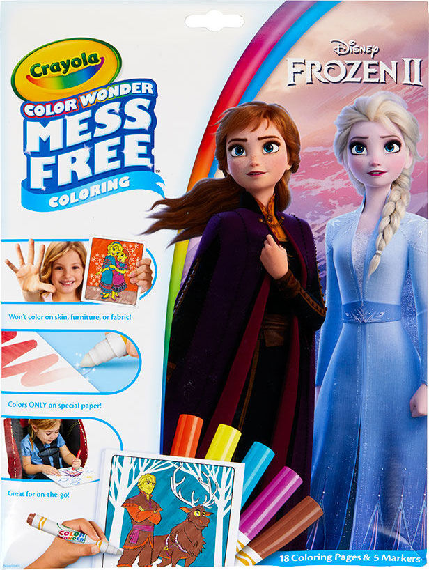 CRAYOLA FROZEN 2 COLOURING PAGES PK18