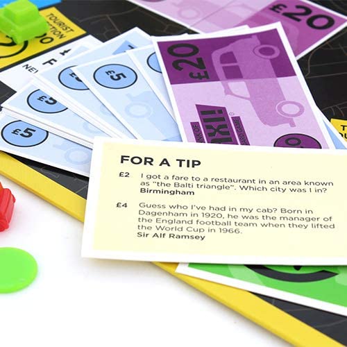 Ginger Fox Great British Taxi General Knowledge Board Game, For The Whole Family