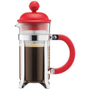 BODUM Caffettiera 3 Cup French Press Coffee Maker, Red, 0.35 l, 12 oz