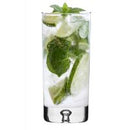 KROSNO BUBBLE BASE HI BALL TUMBLERS | 300 ML | Crystal drinking glasses | Set of 6