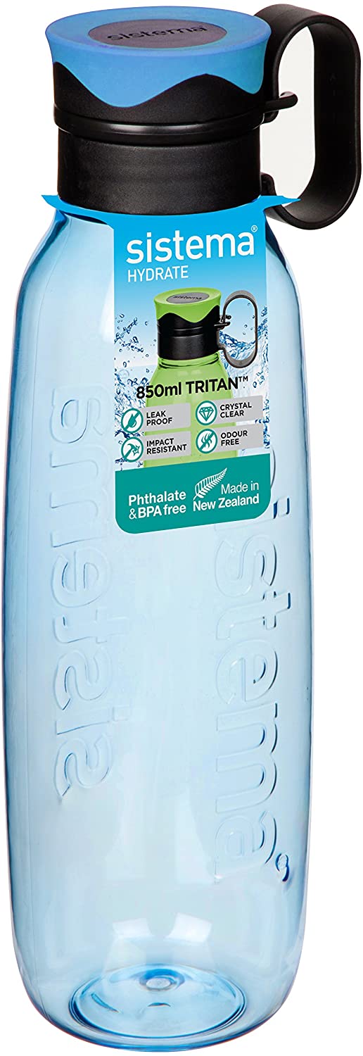 Sistema Traverse Tritan Bottle, Assorted Colours, 850 ml