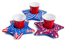 Bigmouth Inc Inflatable Patriotic Stars Beverage Boats 3pk