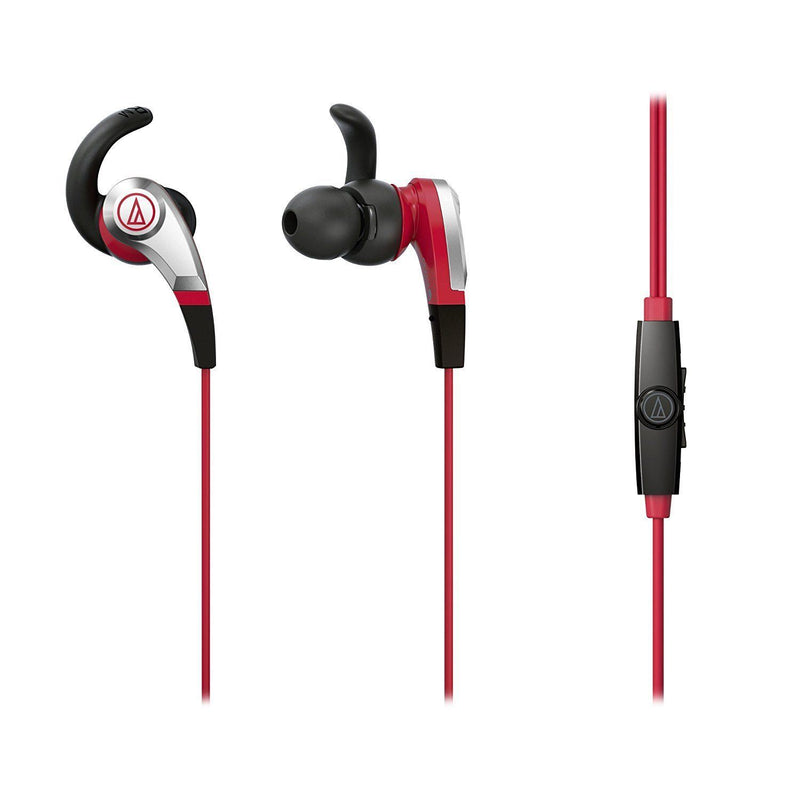 Audio-Technica ATH-CKX5IS Sonic Fuel In Ear Headphones - Red