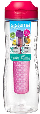 Sistema Hydrate Tritan Fruit Infuser Bottle, 800 ml - Pink