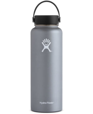 Hydroflask 40 Oz Wide Mouth With Flex Cap Graphite