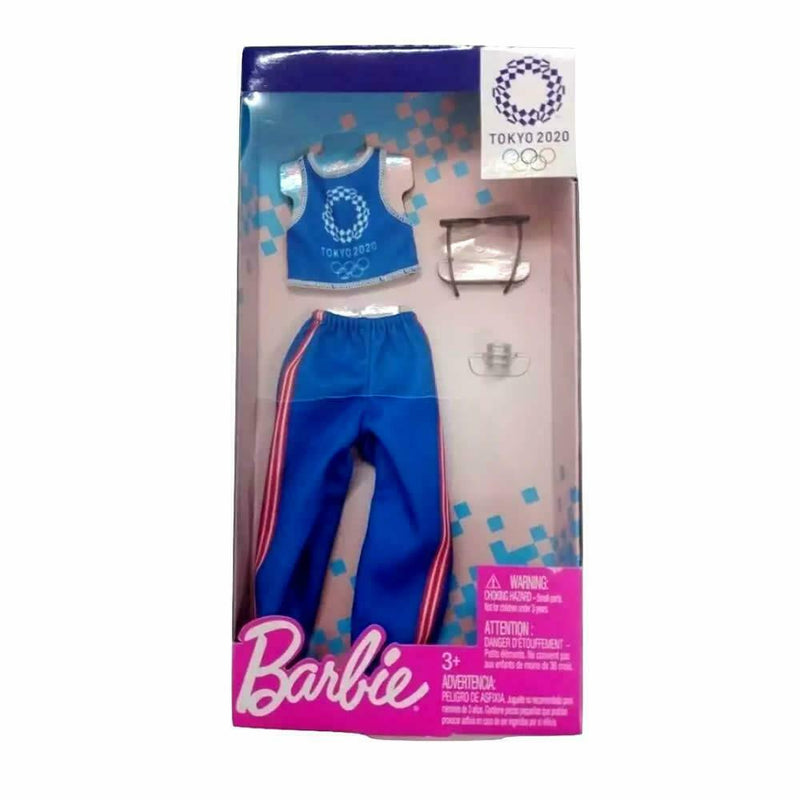 Barbie Fashion Pack GHX85 Tokyo 2020 Olympic Games Jogging + Tank Top + Sunglasses + Bracelet