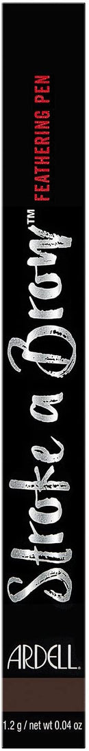 Ardell Beauty Stroke a Brow Feathering Pen, Makeup, Waterproof Dark Brown Beauty