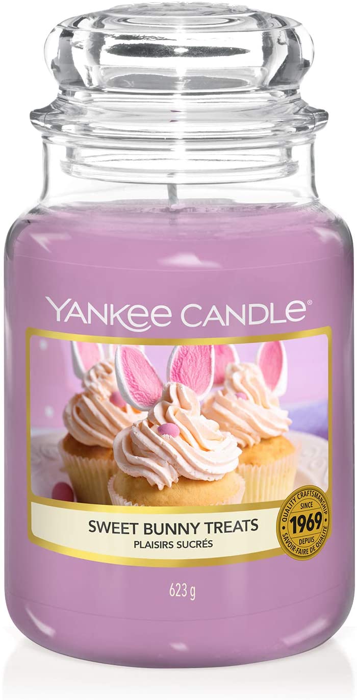 Yankee Candle Large Jar Candle Sweet Bunny Treats Garden Hideaway Collection