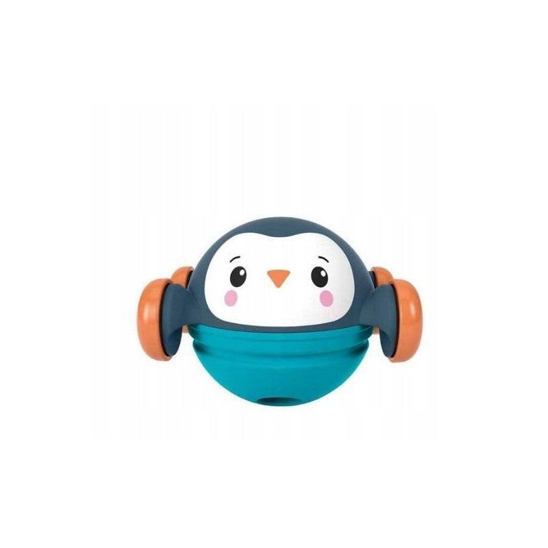 Fisher Price Penguin Roll Pop & Zoom Friends, Blue Toy Gift, Children Playtime, NEW