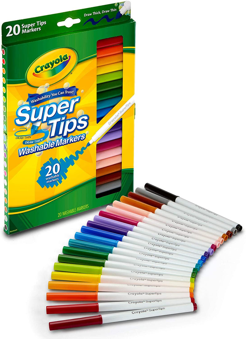 Crayola 20 Supertips (5 Silly Scents)