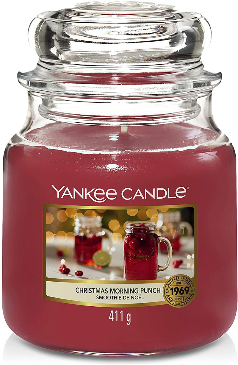 Yankee Candle Classic Medium Jar Christmas Morning Punch Medium Jar Candle