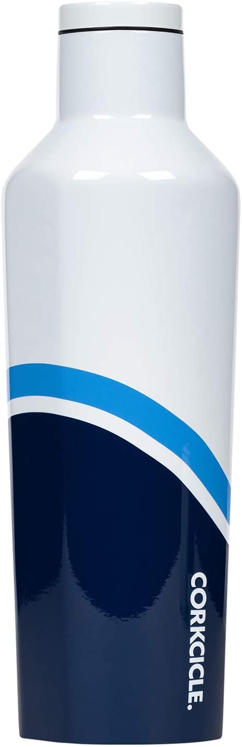 Corkcicle Canteen Insulated Stainless Steel Water Bottle Regatta Blue 16 oz NEW