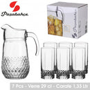 PASABAHCE - VALSE - 7 Piece Jug and Glass Set