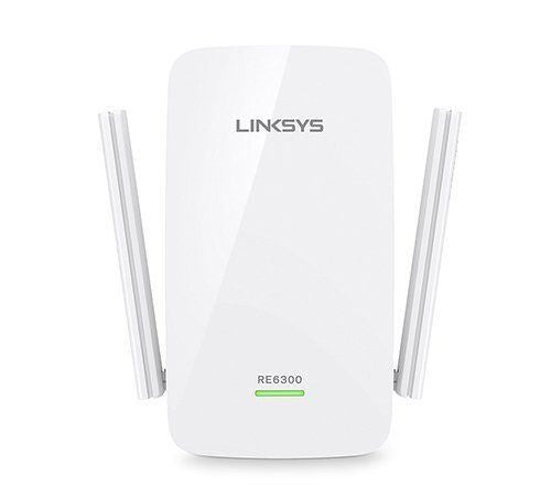 Linksys AC750 WLAN repeater Dual-Band Wi-Fi Range Extender RE6300W-EU