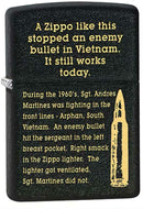 Zippo Stopping Bullet Lighter