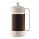 Bodum Brazil French Press Coffee Maker 8 Cup, 1 L Cream - Kitchen Appliances