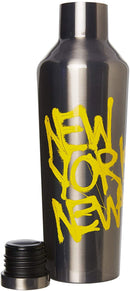 Corkcicle Canteen 16oz Gunmetal Basquait NY New Wave