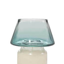 Yankee Candle Savoy Lampshade and Plate, Glass, Blue, Small