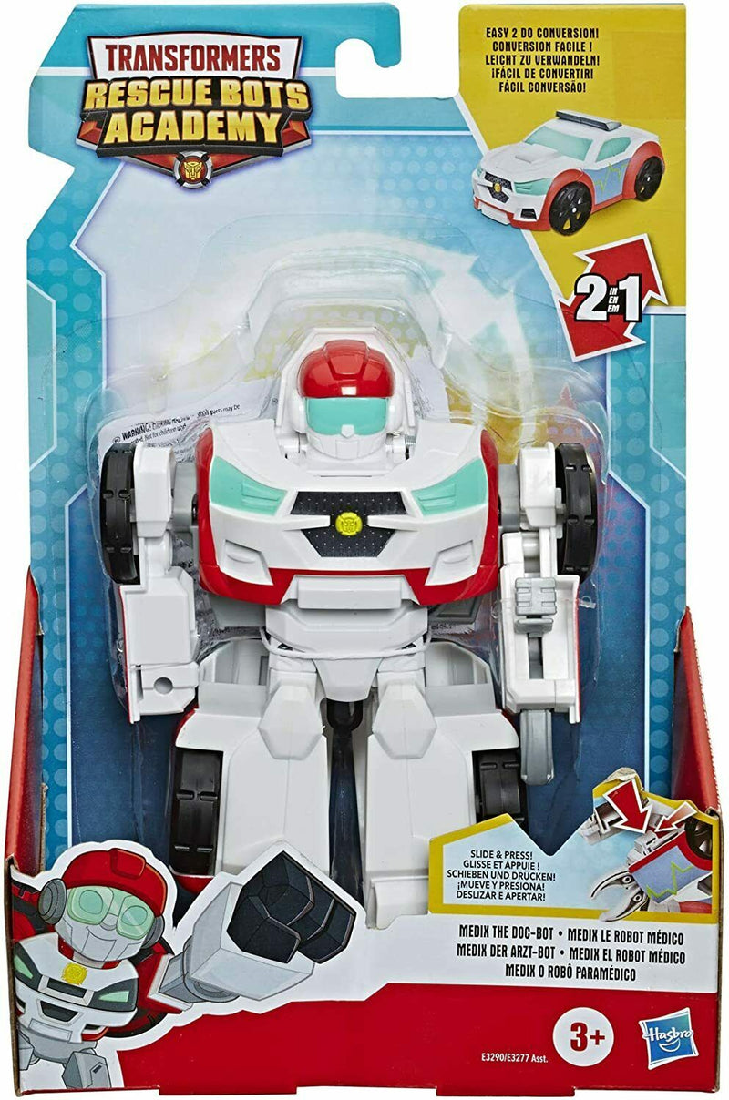 Transformers Bots Academy Medix The Doc-bot Action Figure 6 Inches, Multicolour